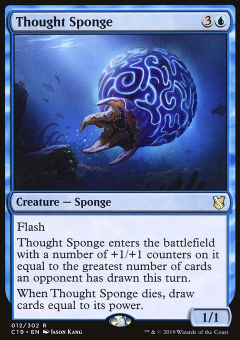 Thought Sponge, Commander 2019 #12, Magic: The Gathering card