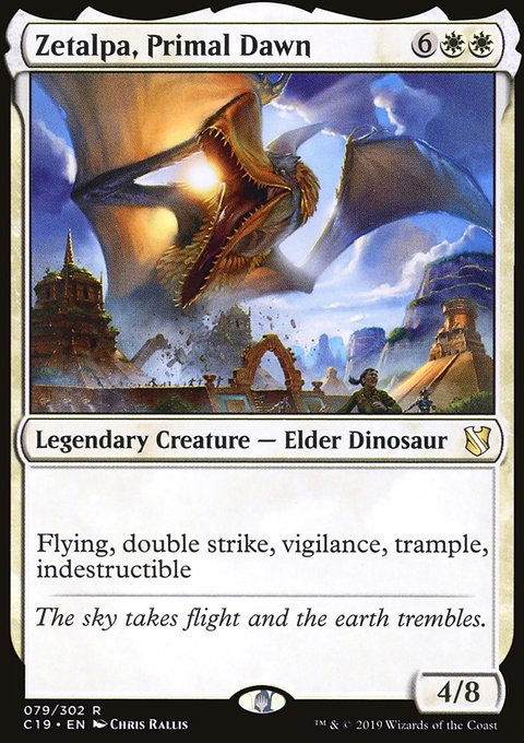 Zetalpa, Primal Dawn, Commander 2019 #79, Magic: The Gathering card