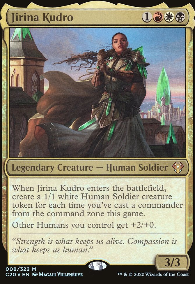 Jirina Kudro, Commander 2020 Oversized #8, Magic: The Gathering card