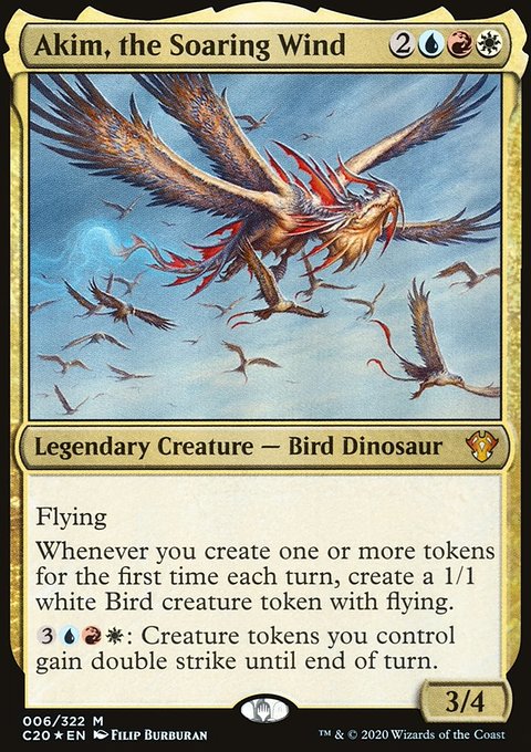 Akim, the Soaring Wind, Commander 2020 #6, Magic: The Gathering card