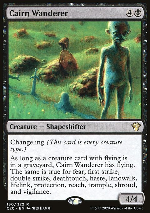 Cairn Wanderer, Commander 2020 #130, Magic: The Gathering card