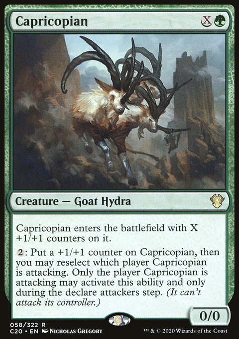 Capricopian, Commander 2020 #58, Magic: The Gathering card