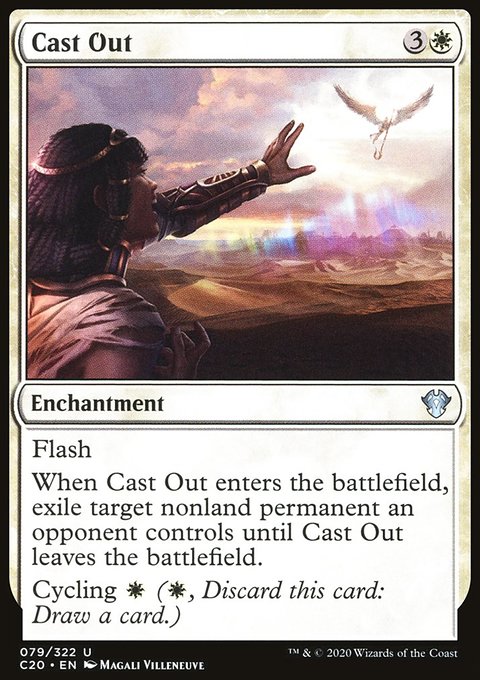 Cast Out, Commander 2020 #79, Magic: The Gathering card