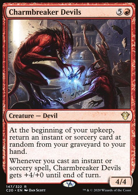 Charmbreaker Devils, Commander 2020 #147, Magic: The Gathering card