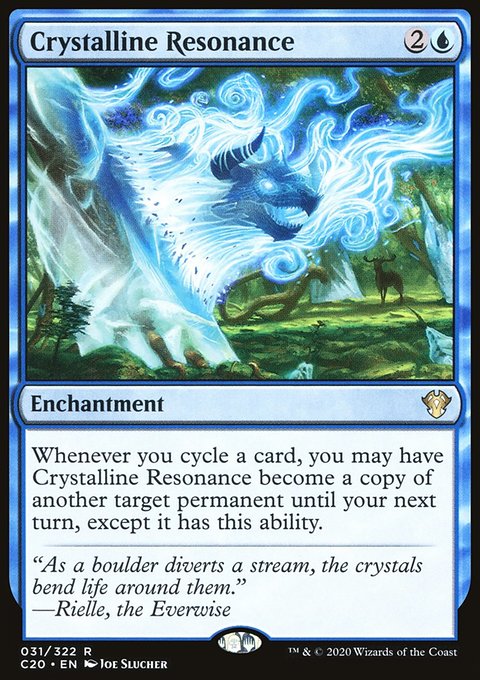 Crystalline Resonance, Commander 2020 #31, Magic: The Gathering card