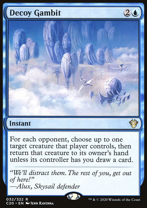 Decoy Gambit, Commander 2020 #32, Magic: The Gathering card