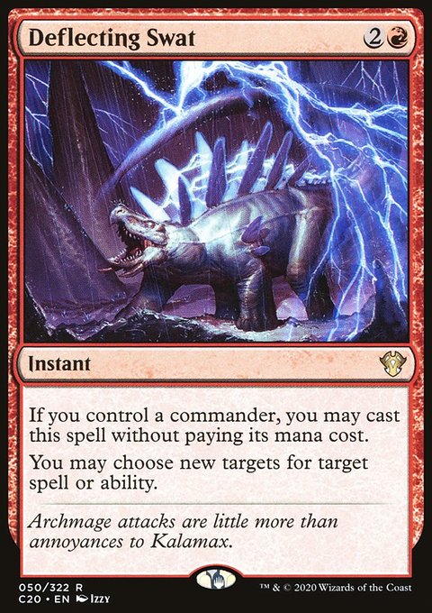 Deflecting Swat, Commander 2020 #50, Magic: The Gathering card