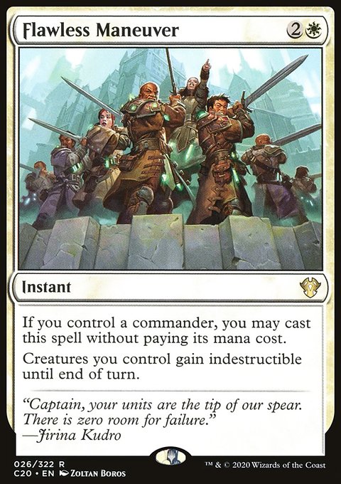 Flawless Maneuver, Commander 2020 #26, Magic: The Gathering card