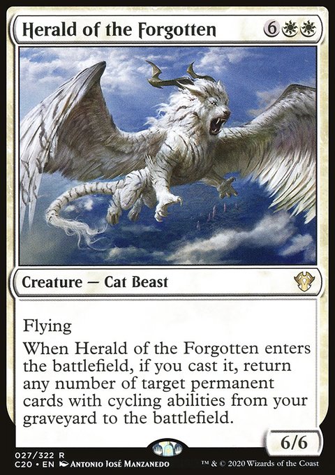 Herald of the Forgotten, Commander 2020 #27, Magic: The Gathering card