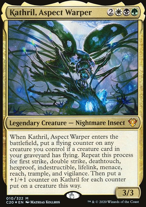 Kathril, Aspect Warper, Commander 2020 #10, Magic: The Gathering card