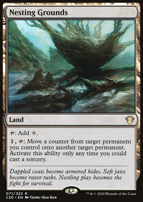 Nesting Grounds, Commander 2020 #71, Magic: The Gathering card