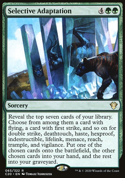 Selective Adaptation, Commander 2020 #65, Magic: The Gathering card
