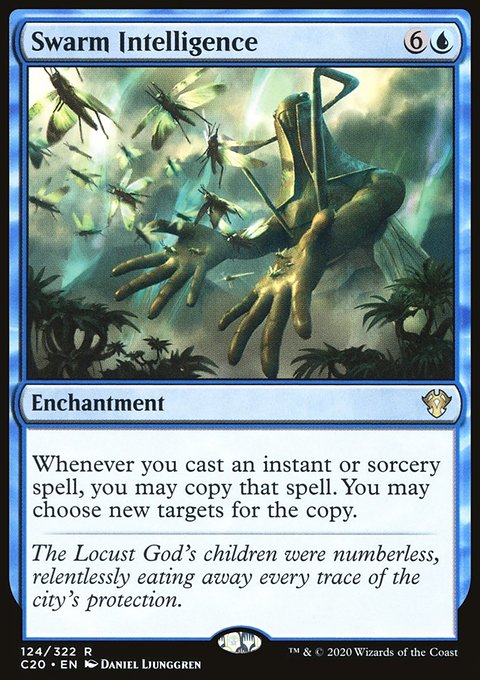 Swarm Intelligence, Commander 2020 #124, Magic: The Gathering card