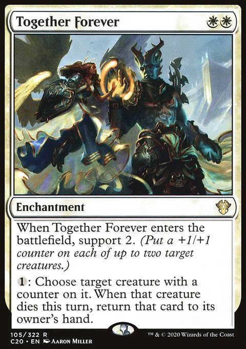 Together Forever, Commander 2020 #105, Magic: The Gathering card