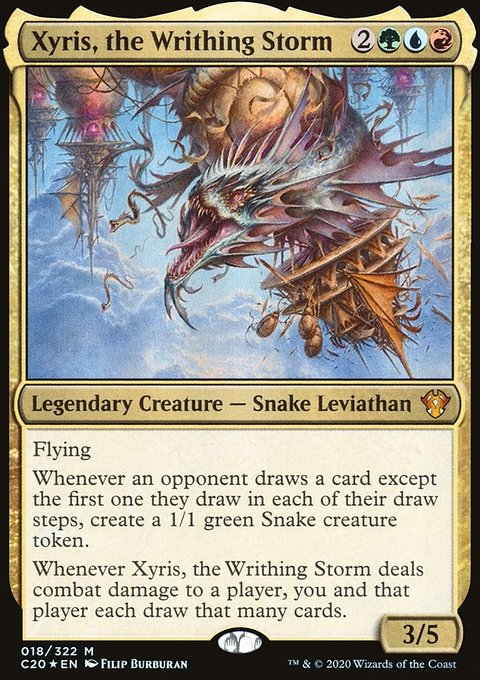 Xyris, the Writhing Storm, Commander 2020 #18, Magic: The Gathering card