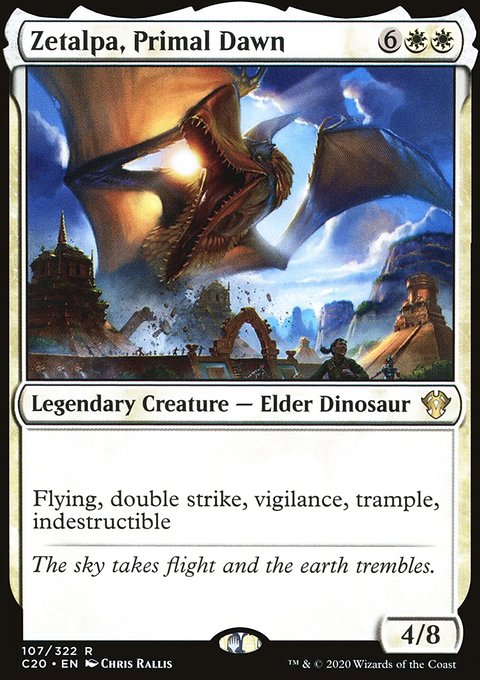 Zetalpa, Primal Dawn, Commander 2020 #107, Magic: The Gathering card