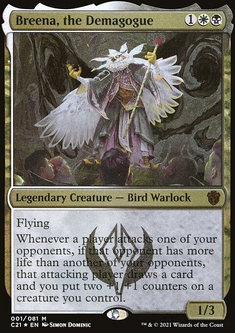 Breena, the Demagogue, Commander 2021 Display Commanders #1, Magic: The Gathering card