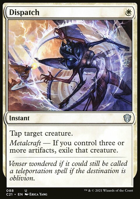 Dispatch, Commander 2021 #88, Magic: The Gathering card