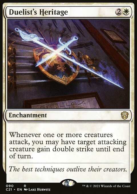 Duelist's Heritage, Commander 2021 #90, Magic: The Gathering card