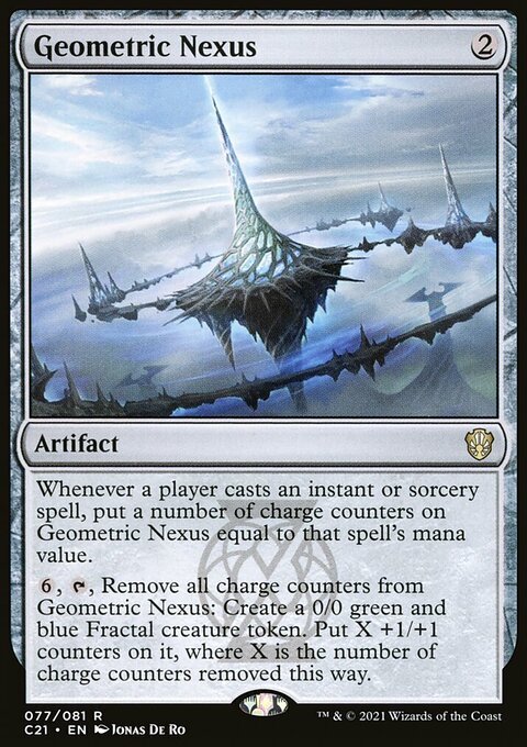 Geometric Nexus, Commander 2021 #77, Magic: The Gathering card
