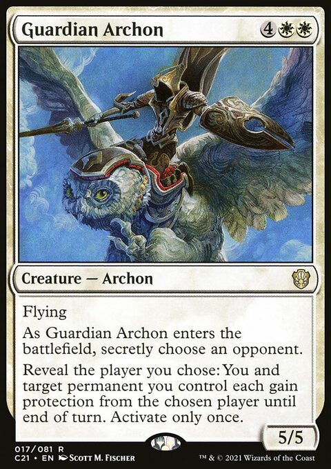 Guardian Archon, Commander 2021 #17, Magic: The Gathering card
