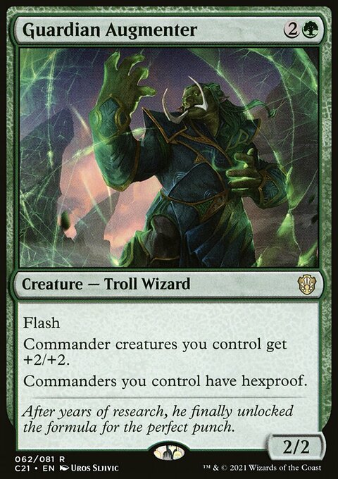 Guardian Augmenter, Commander 2021 #62, Magic: The Gathering card