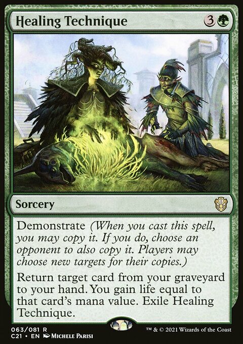 Healing Technique, Commander 2021 #63, Magic: The Gathering card