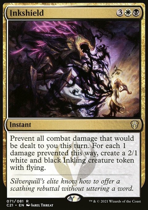 Inkshield, Commander 2021 #71, Magic: The Gathering card