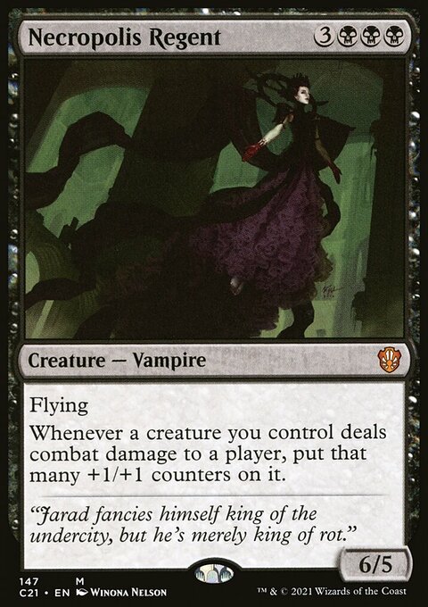 Necropolis Regent, Commander 2021 #147, Magic: The Gathering card