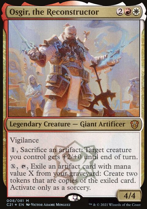 Osgir, the Reconstructor, Commander 2021 #8, Magic: The Gathering card