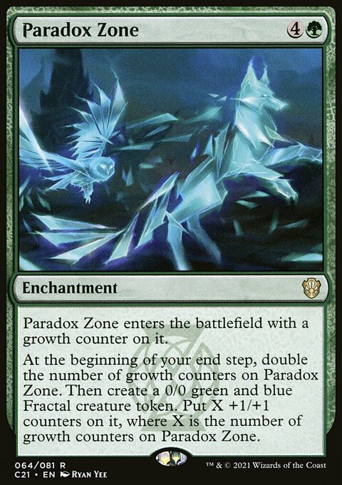 Paradox Zone, Commander 2021 #64, Magic: The Gathering card