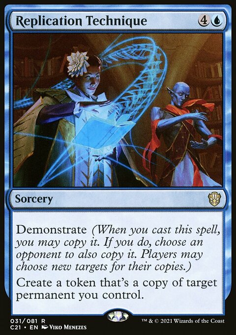 Replication Technique, Commander 2021 #31, Magic: The Gathering card