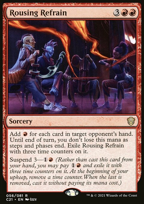 Rousing Refrain, Commander 2021 #56, Magic: The Gathering card