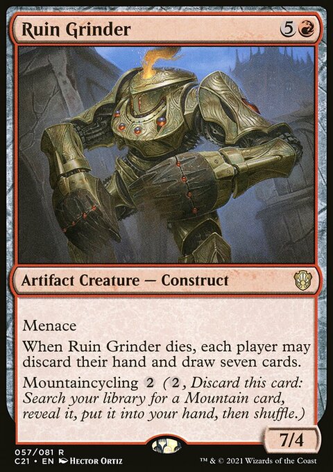 Ruin Grinder, Commander 2021 #57, Magic: The Gathering card