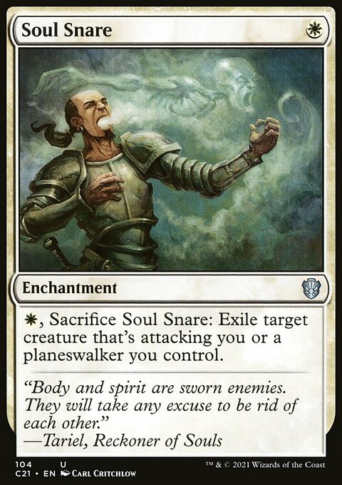 Soul Snare, Commander 2021 #104, Magic: The Gathering card