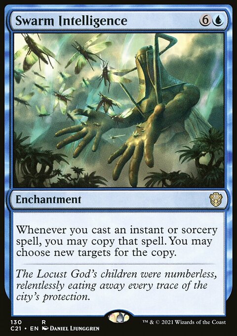 Swarm Intelligence, Commander 2021 #130, Magic: The Gathering card