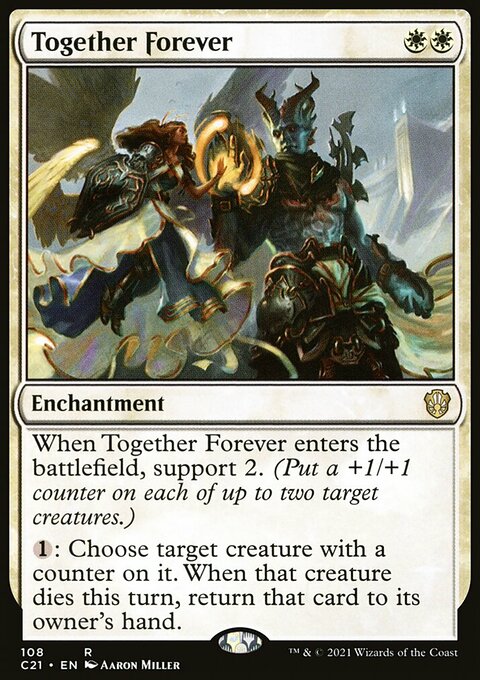 Together Forever, Commander 2021 #108, Magic: The Gathering card