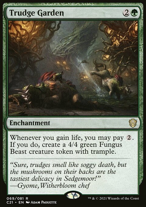 Trudge Garden, Commander 2021 #69, Magic: The Gathering card