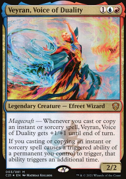 Veyran, Voice of Duality, Commander 2021 #3, Magic: The Gathering card