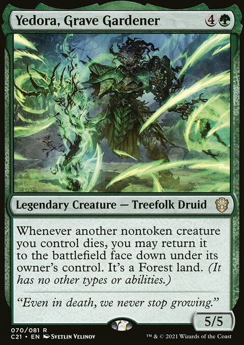 Yedora, Grave Gardener, Commander 2021 #70, Magic: The Gathering card
