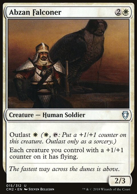 Abzan Falconer, Commander Anthology Volume II #15, Magic: The Gathering card