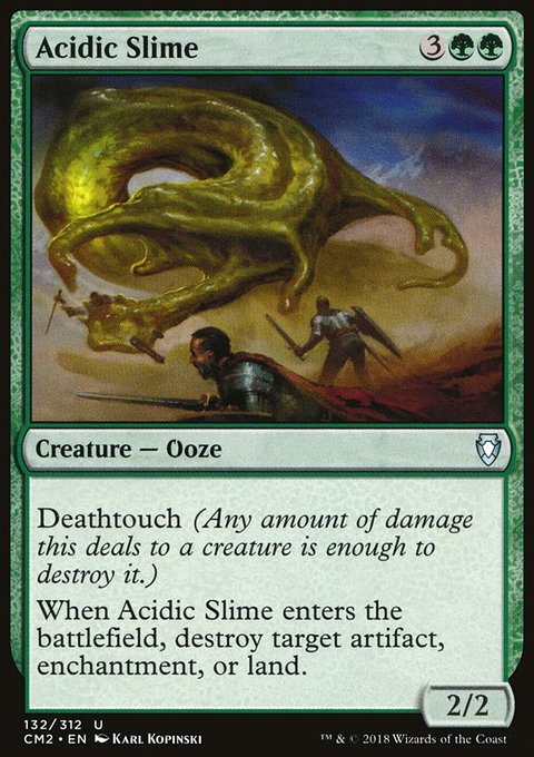Acidic Slime, Commander Anthology Volume II #132, Magic: The Gathering card