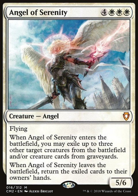 Angel of Serenity, Commander Anthology Volume II #16, Magic: The Gathering card