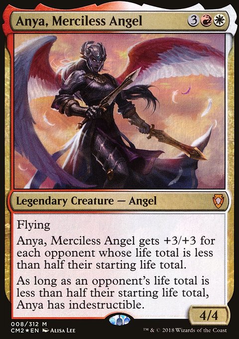 Anya, Merciless Angel, Commander Anthology Volume II #8, Magic: The Gathering card