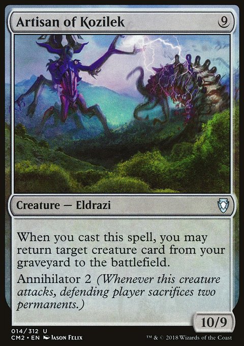 Artisan of Kozilek, Commander Anthology Volume II #14, Magic: The Gathering card