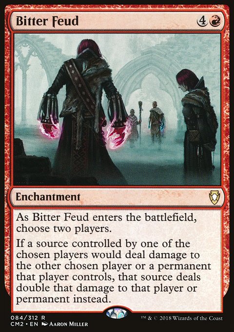 Bitter Feud, Commander Anthology Volume II #84, Magic: The Gathering card