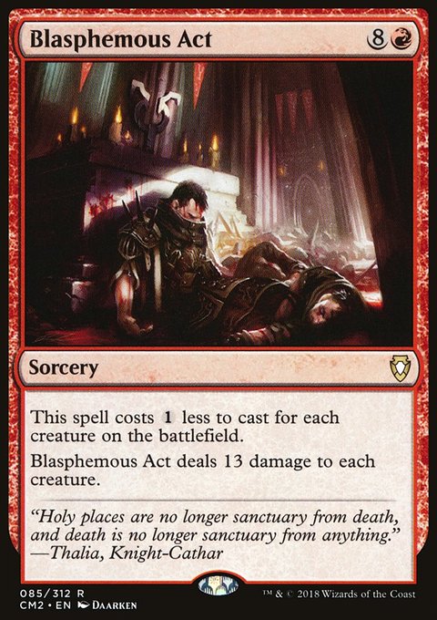 Blasphemous Act, Commander Anthology Volume II #85, Magic: The Gathering card