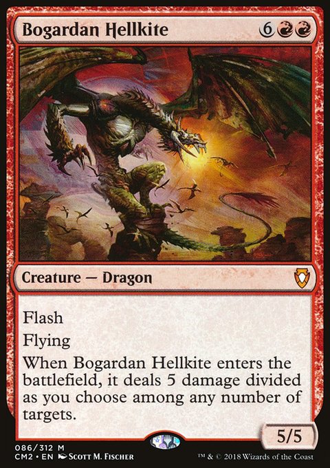 Bogardan Hellkite, Commander Anthology Volume II #86, Magic: The Gathering card