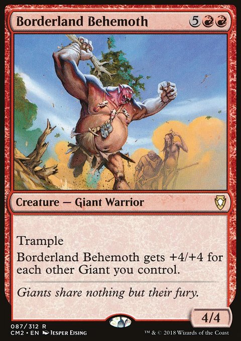 Borderland Behemoth, Commander Anthology Volume II #87, Magic: The Gathering card