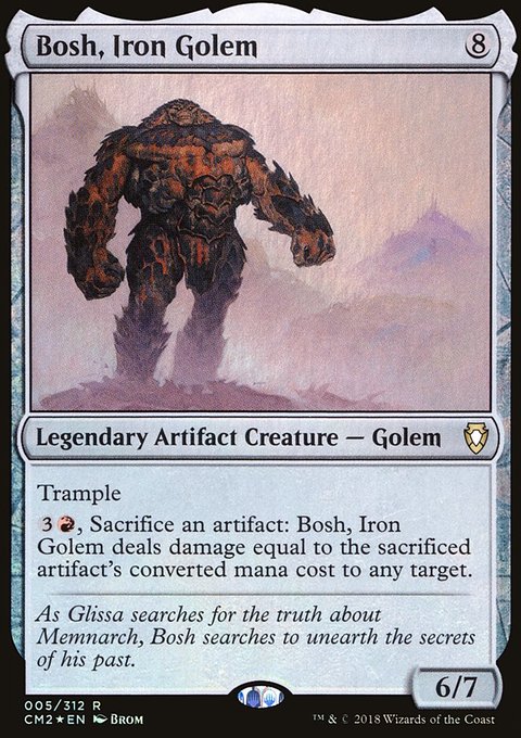Bosh, Iron Golem, Commander Anthology Volume II #5, Magic: The Gathering card